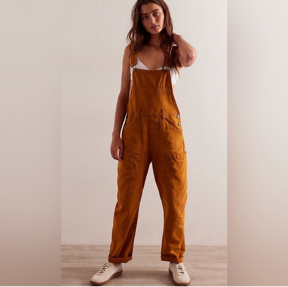 WeThe Free Way Back Dungarees Overalls size medium